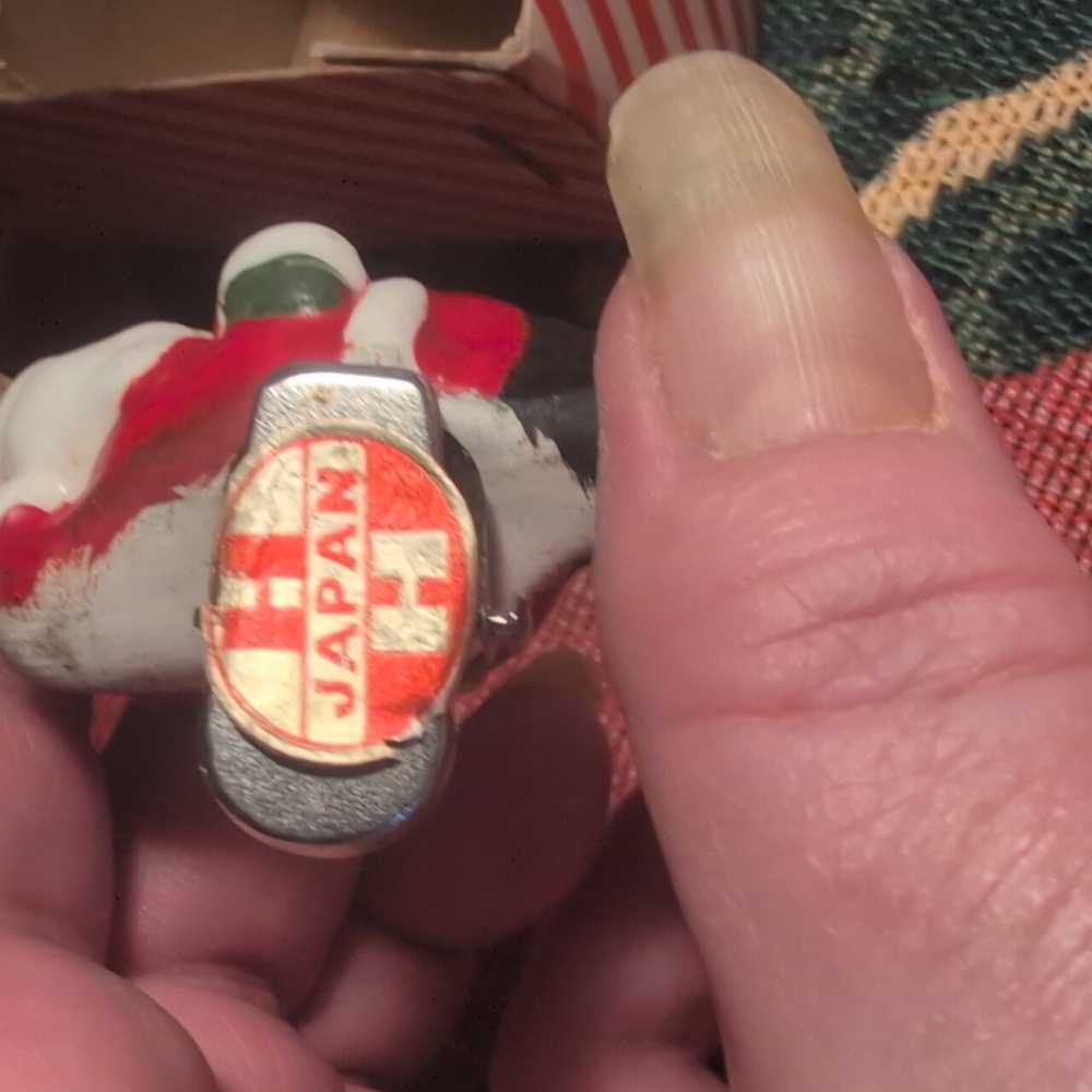 💥SOLD💥Holt Howard Full Set Porcelain Santa Tree Clip's With Original Box - Picture 6 of 8